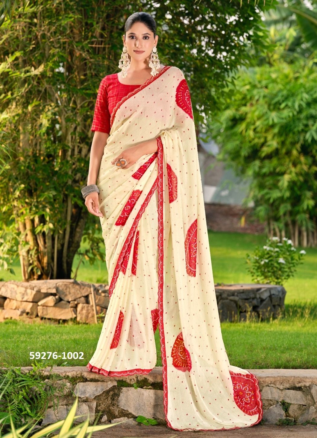 DEVNA - Catalog # 59276 (Set of 10 Sarees) by Brand STAVAN