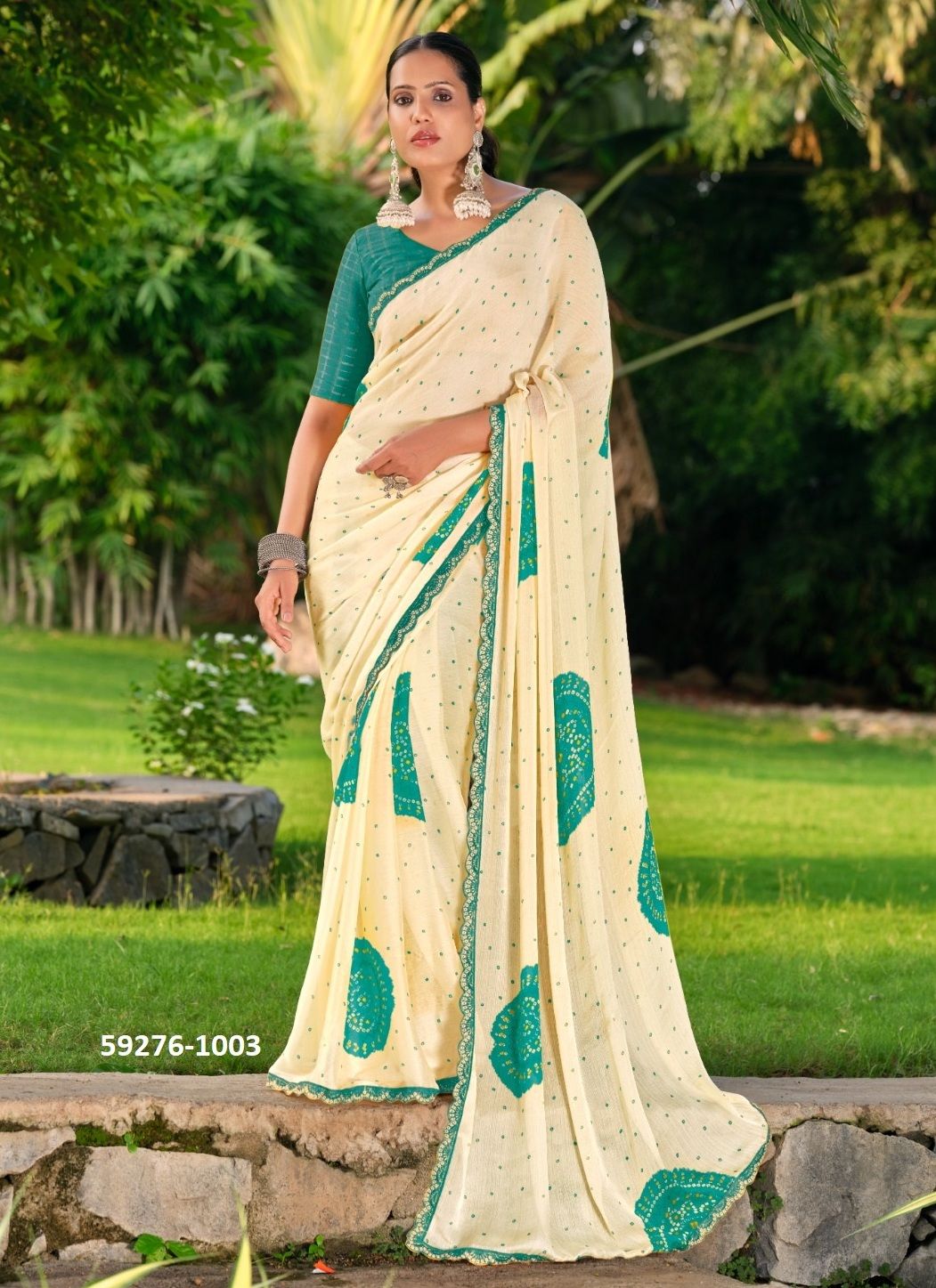 DEVNA - Catalog # 59276 (Set of 10 Sarees) by Brand STAVAN