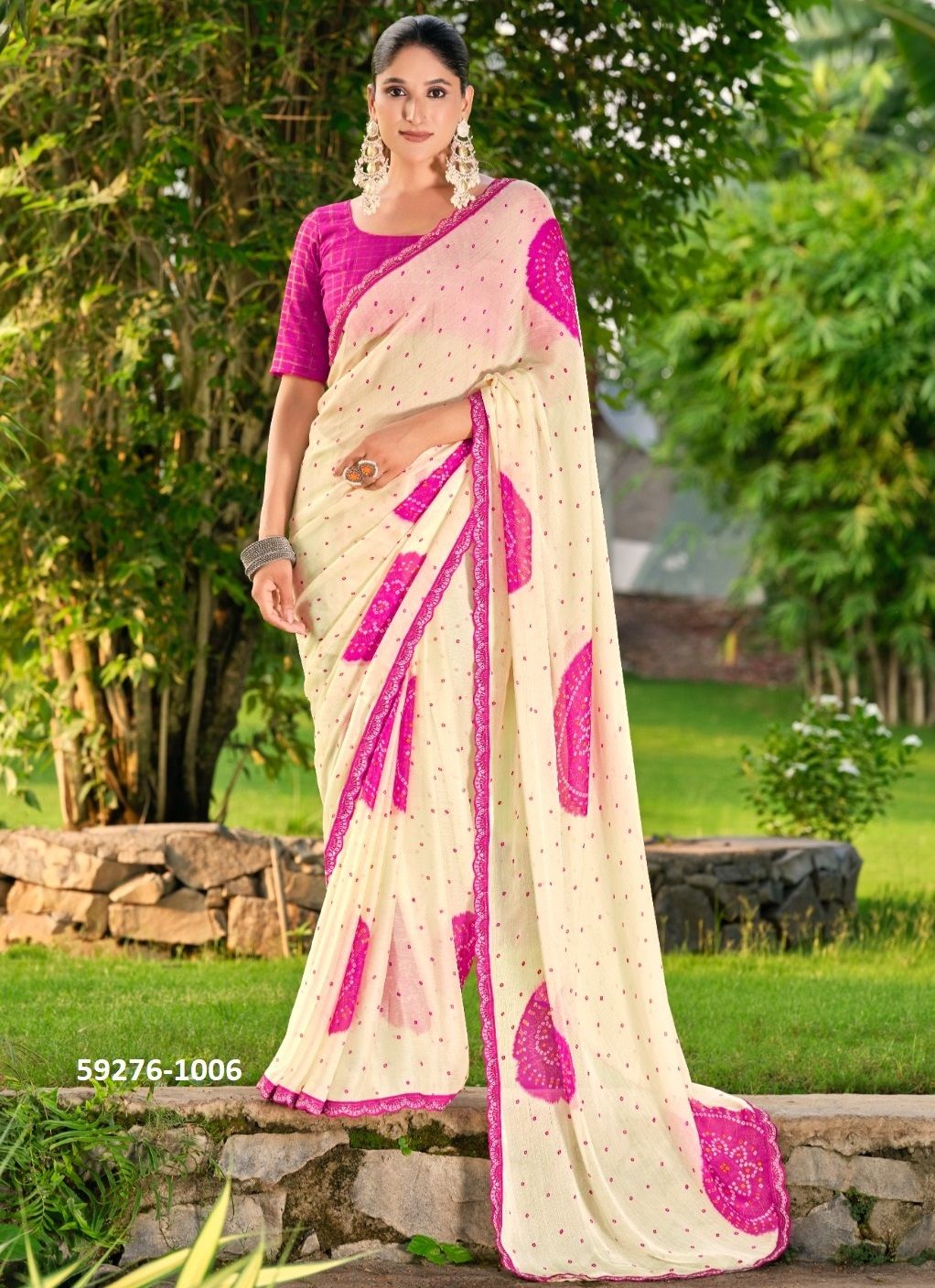 DEVNA - Catalog # 59276 (Set of 10 Sarees) by Brand STAVAN