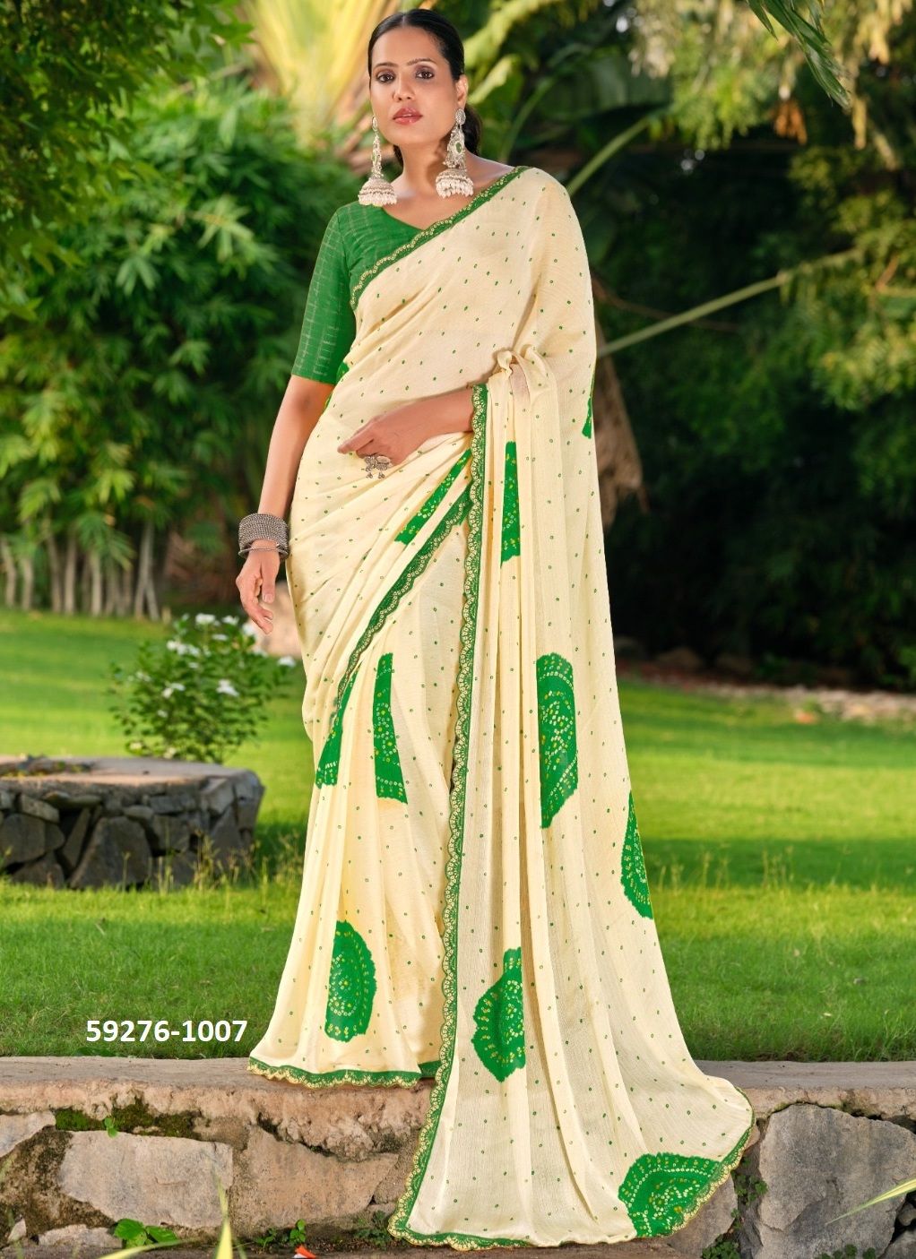 DEVNA - Catalog # 59276 (Set of 10 Sarees) by Brand STAVAN