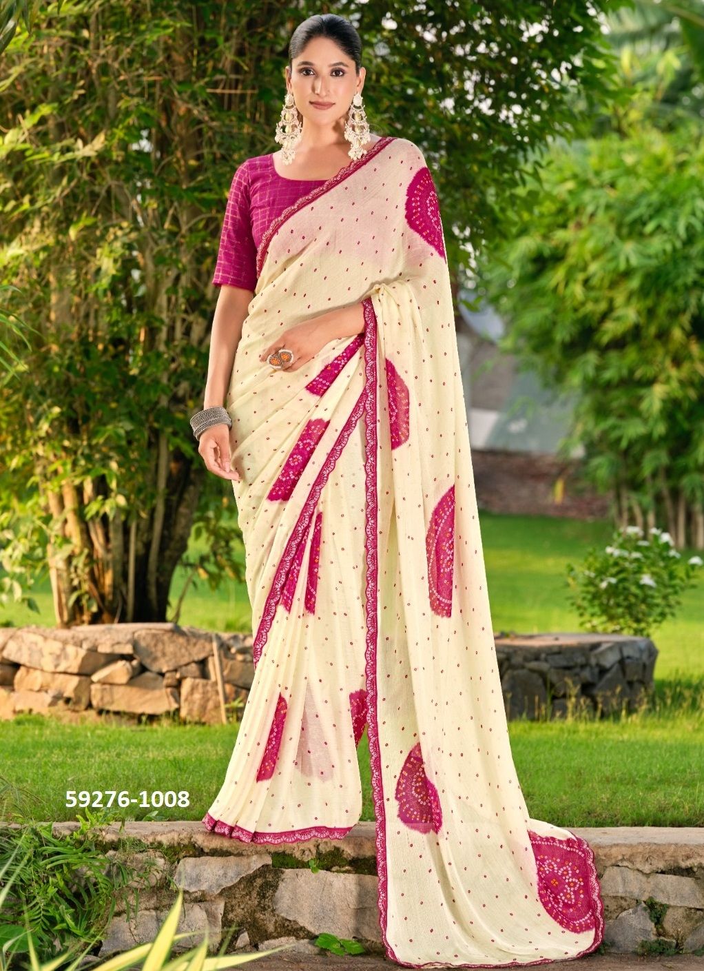 DEVNA - Catalog # 59276 (Set of 10 Sarees) by Brand STAVAN