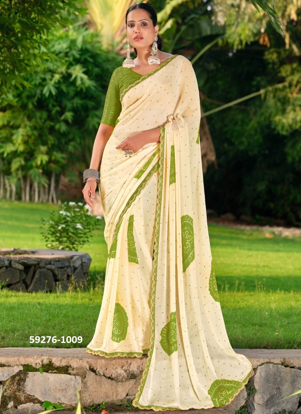 DEVNA - Catalog # 59276 (Set of 10 Sarees) by Brand STAVAN