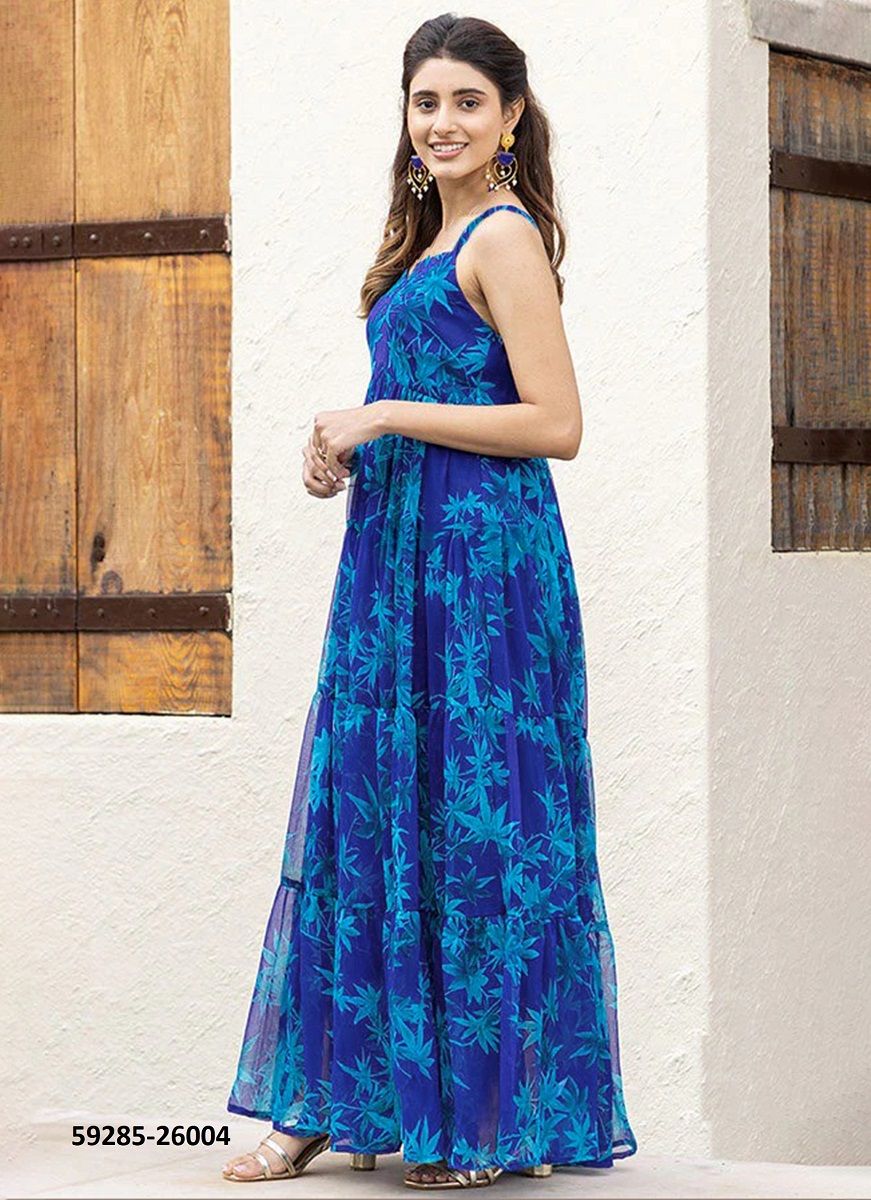 LUCAYA 26 - Catalog # 59285 (Set of 6 Readymade Gowns) by Brand MEHERIYA