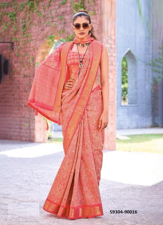 KASHMIR BEAUTY - Catalog # 59304 (Set of 12 Sarees) by Brand VIPUL FASHIONS