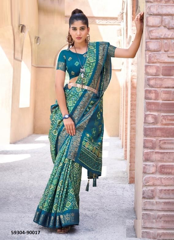 KASHMIR BEAUTY - Catalog # 59304 (Set of 12 Sarees) by Brand VIPUL FASHIONS