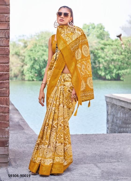 KASHMIR BEAUTY - Catalog # 59304 (Set of 12 Sarees) by Brand VIPUL FASHIONS