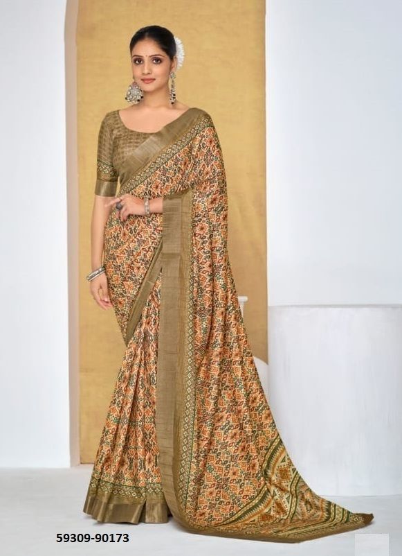 DEVSENA - Catalog # 59309 (Set of 12 Sarees) by Brand VIPUL FASHIONS