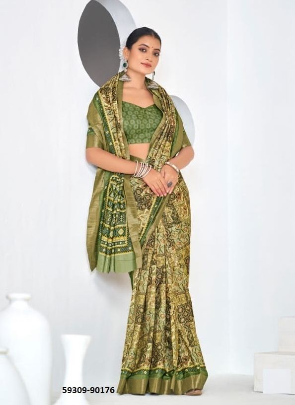 DEVSENA - Catalog # 59309 (Set of 12 Sarees) by Brand VIPUL FASHIONS