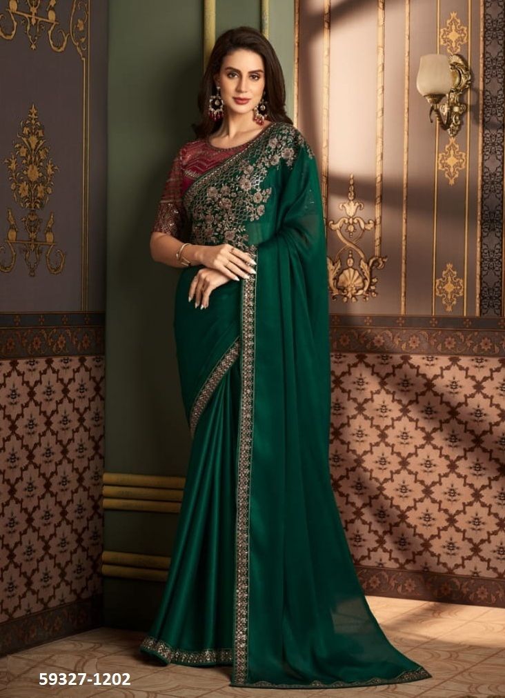 SANDALWOOD 12 NX - Catalog # 59327 (Set of 8 Sarees) by Brand THE FASHION HUB