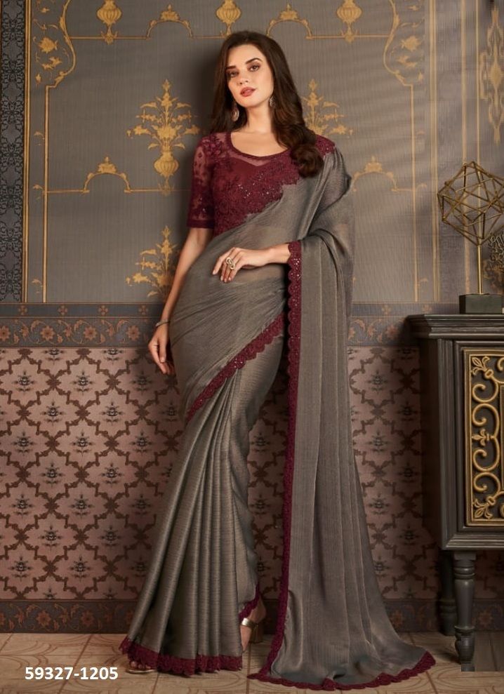 SANDALWOOD 12 NX - Catalog # 59327 (Set of 8 Sarees) by Brand THE FASHION HUB