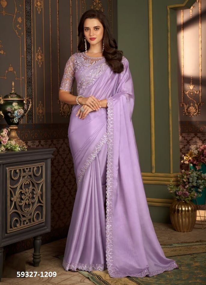 SANDALWOOD 12 NX - Catalog # 59327 (Set of 8 Sarees) by Brand THE FASHION HUB