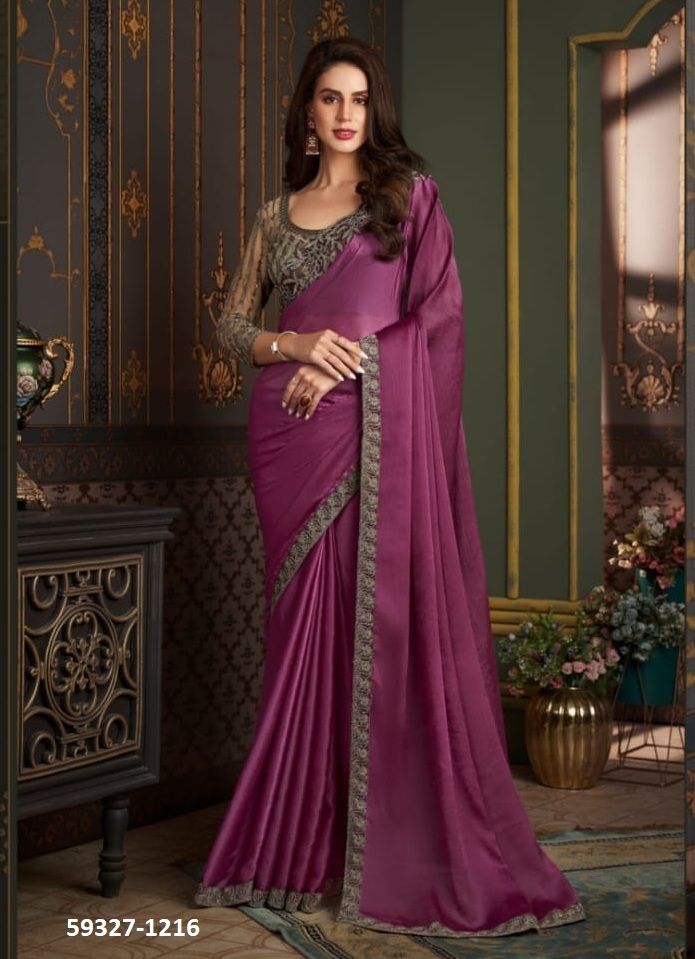 SANDALWOOD 12 NX - Catalog # 59327 (Set of 8 Sarees) by Brand THE FASHION HUB