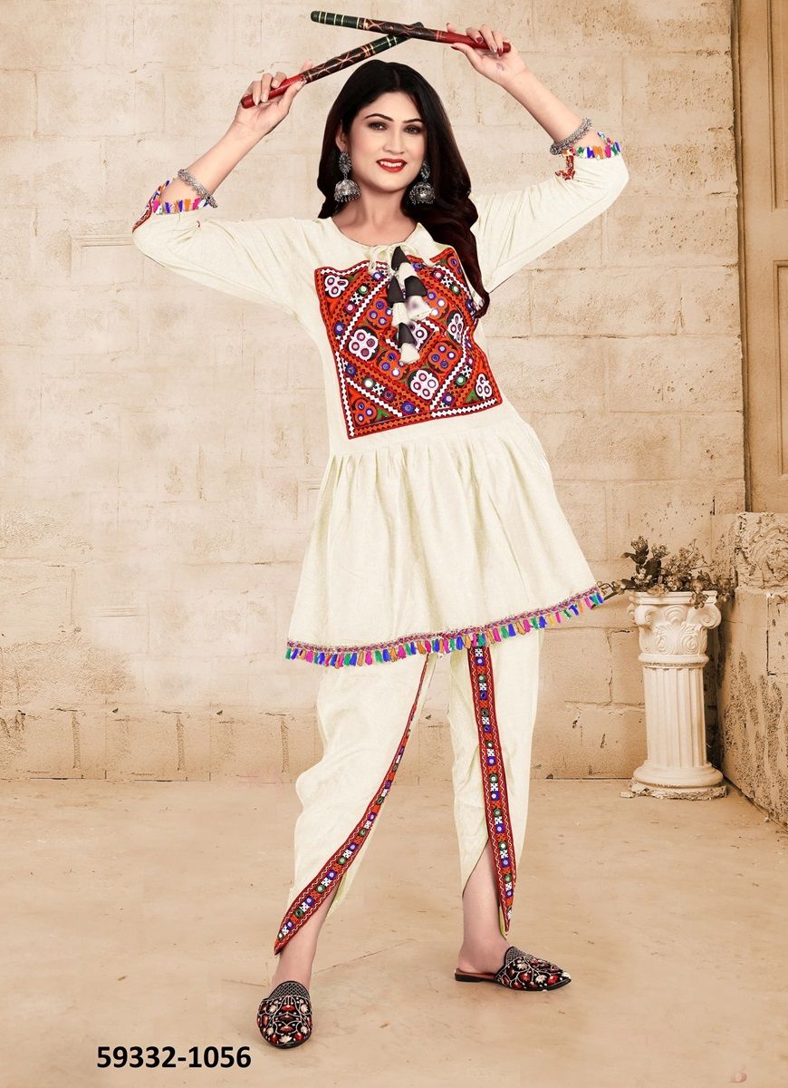 DHOLIDAA NAVTRATRI NIGHTS - Catalog # 59332 (Set of 4 Tops With Bottoms) by Brand DESI MUSE DHOLIDAA NAVTRATRI NIGHTS - Catalog # 59332 (Set of 4 Tops With Bottoms) by Brand DESI MUSE