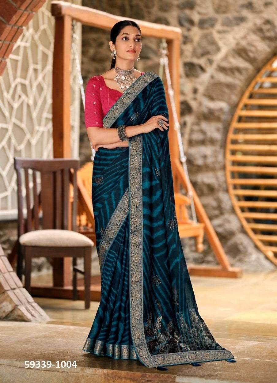 MIMASA - Catalog # 59339 (Set of 8 Sarees) by Brand STAVAN MIMASA - Catalog # 59339 (Set of 8 Sarees) by Brand STAVAN