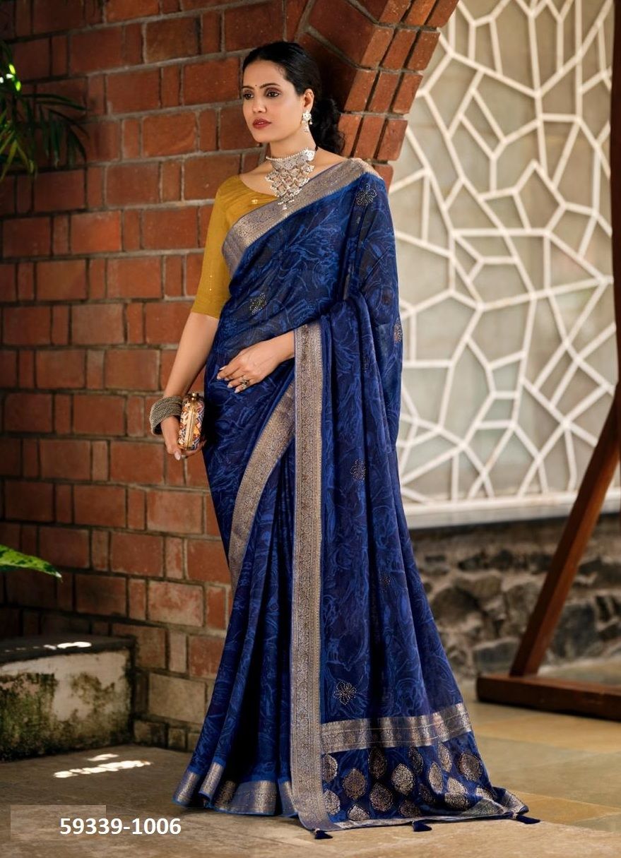 MIMASA - Catalog # 59339 (Set of 8 Sarees) by Brand STAVAN MIMASA - Catalog # 59339 (Set of 8 Sarees) by Brand STAVAN