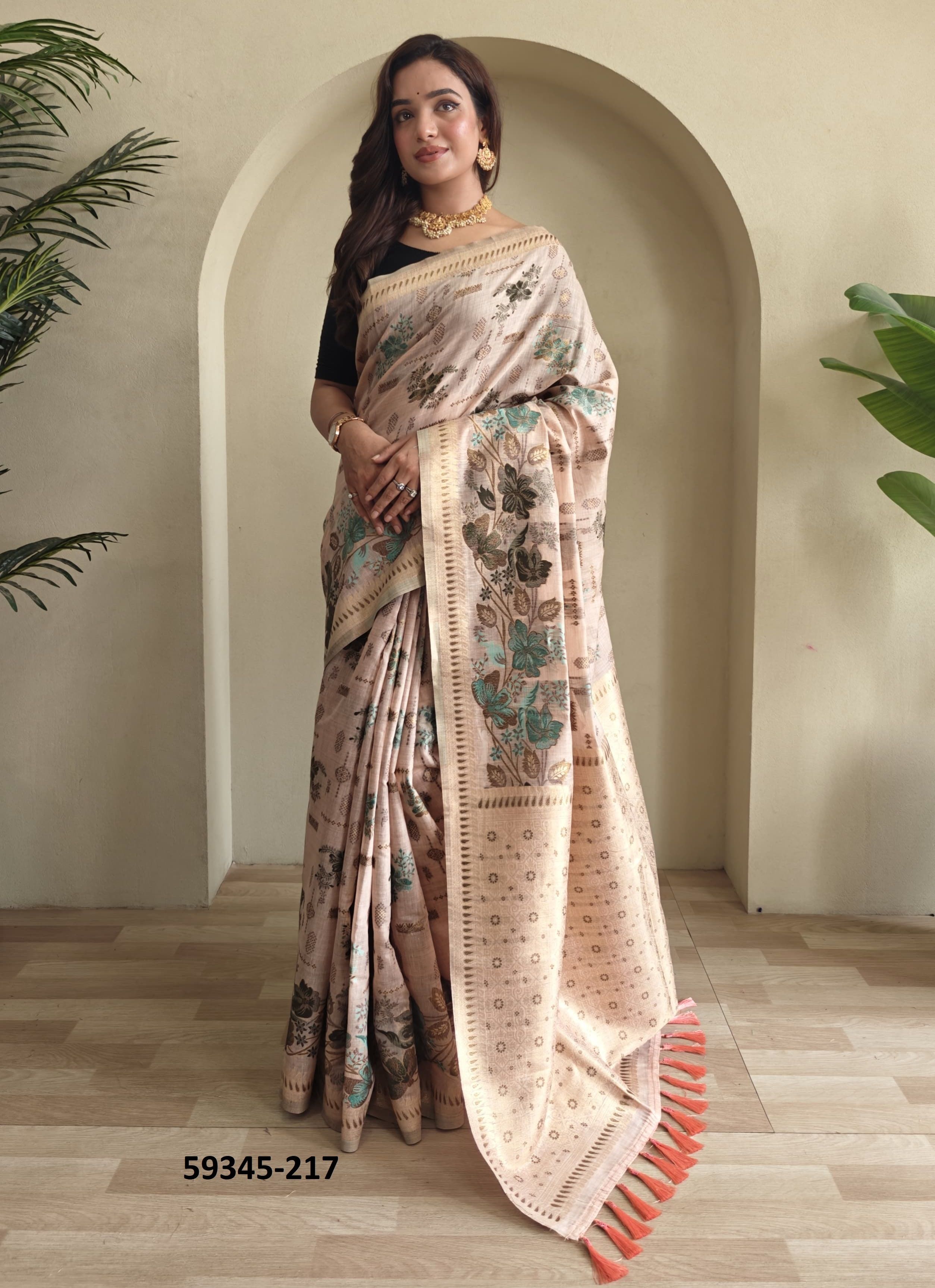 DEVYANI - Catalog # 59345 (Set of 6 Sarees) by Brand MEHERIYA DEVYANI - Catalog # 59345 (Set of 6 Sarees) by Brand MEHERIYA