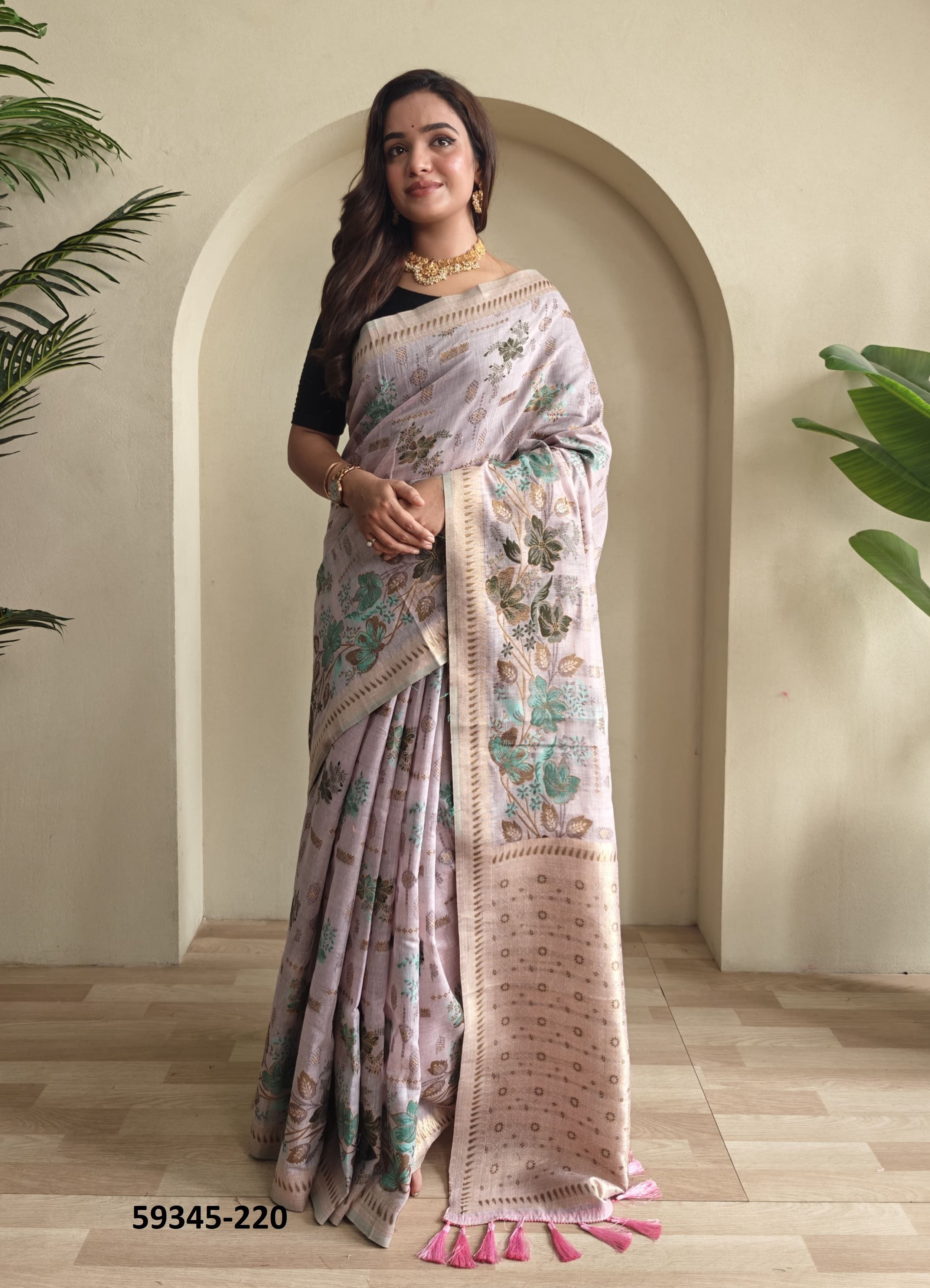 DEVYANI - Catalog # 59345 (Set of 6 Sarees) by Brand MEHERIYA DEVYANI - Catalog # 59345 (Set of 6 Sarees) by Brand MEHERIYA
