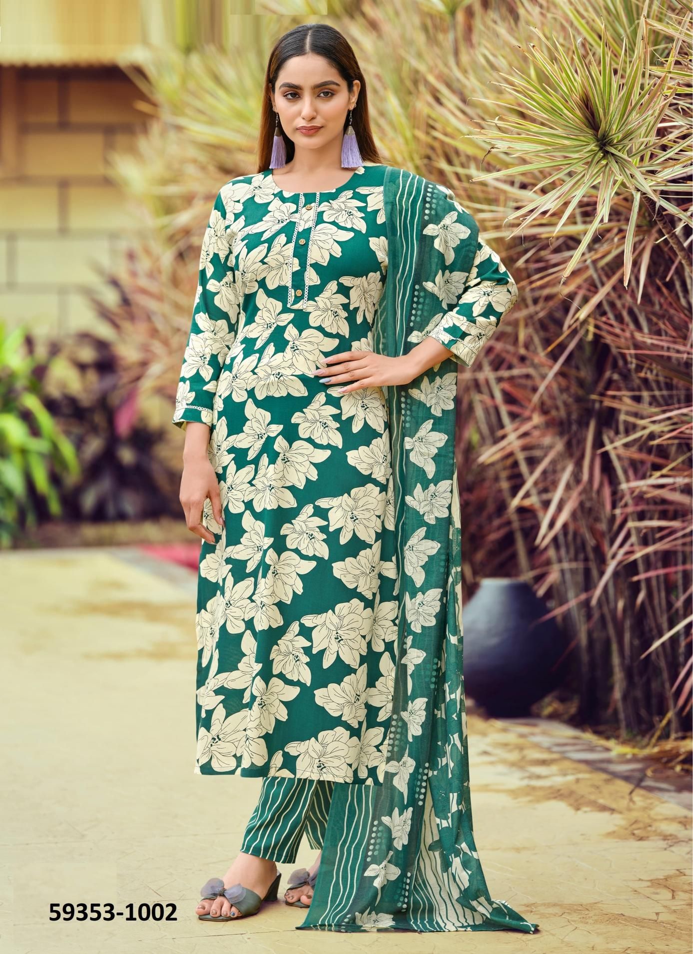 CELEBRITY 2 - Catalog # 59353 (Set of 6 Readymade Salwar Suits) by Brand TIPS & TOPS