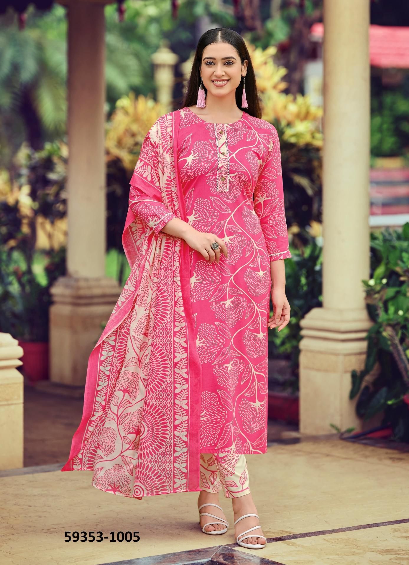 CELEBRITY 2 - Catalog # 59353 (Set of 6 Readymade Salwar Suits) by Brand TIPS & TOPS