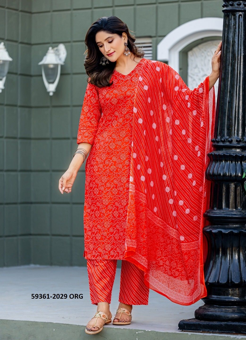 SUMMER COTTONS - Catalog # 59361 (Set of 8 Readymade Salwar Suits) by Brand MEHERIYA