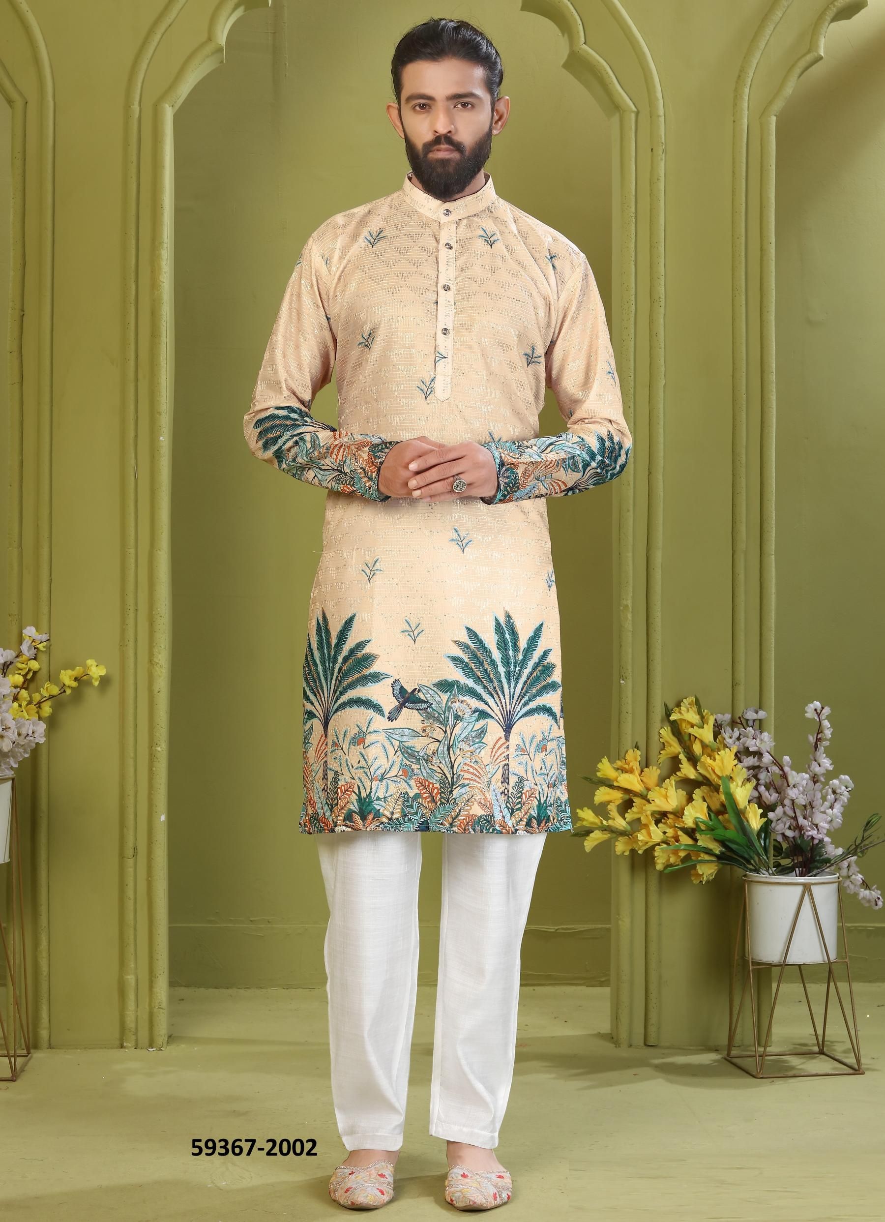 AAVYAAR 1 - Catalog # 59367 (Set of 6 Men's Ethnic Wear) by Brand DESI MUSE AAVYAAR 1 - Catalog # 59367 (Set of 6 Men's Ethnic Wear) by Brand DESI MUSE