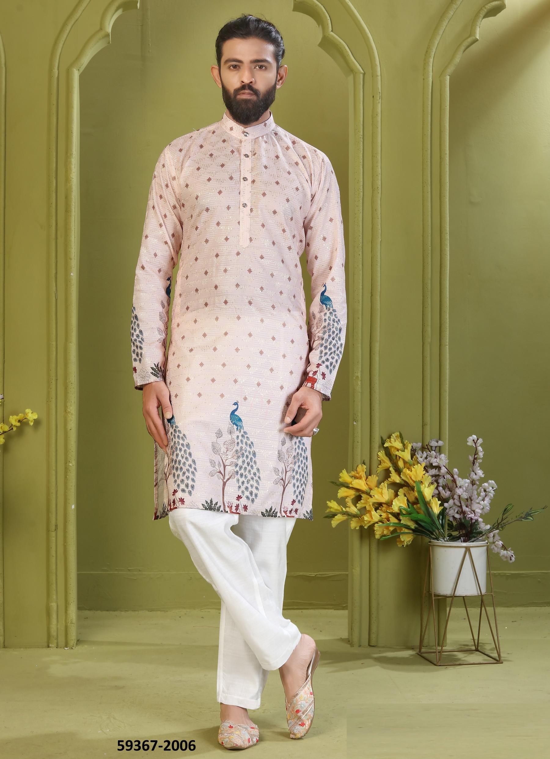AAVYAAR 1 - Catalog # 59367 (Set of 6 Men's Ethnic Wear) by Brand DESI MUSE AAVYAAR 1 - Catalog # 59367 (Set of 6 Men's Ethnic Wear) by Brand DESI MUSE