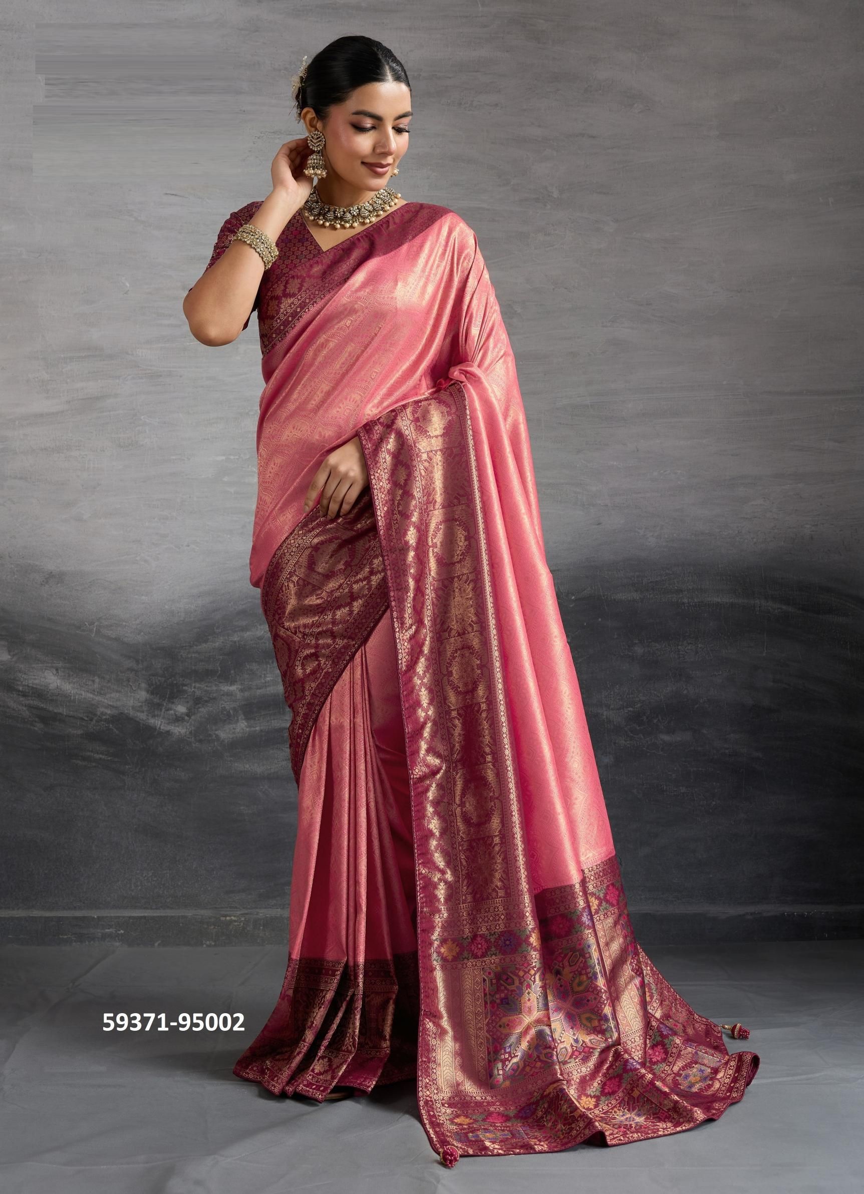 KOVILYA - Catalog # 59371 (Set of 4 Sarees) by Brand S-ETHNIC LIFESTYLE KOVILYA - Catalog # 59371 (Set of 4 Sarees) by Brand S-ETHNIC LIFESTYLE