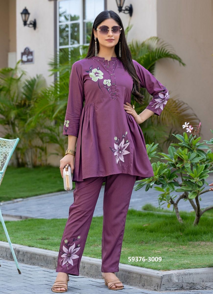 TULIP 2 - Catalog # 59376 (Set of 5 Tops With Bottoms) by Brand WOOGLEE FASHIONS