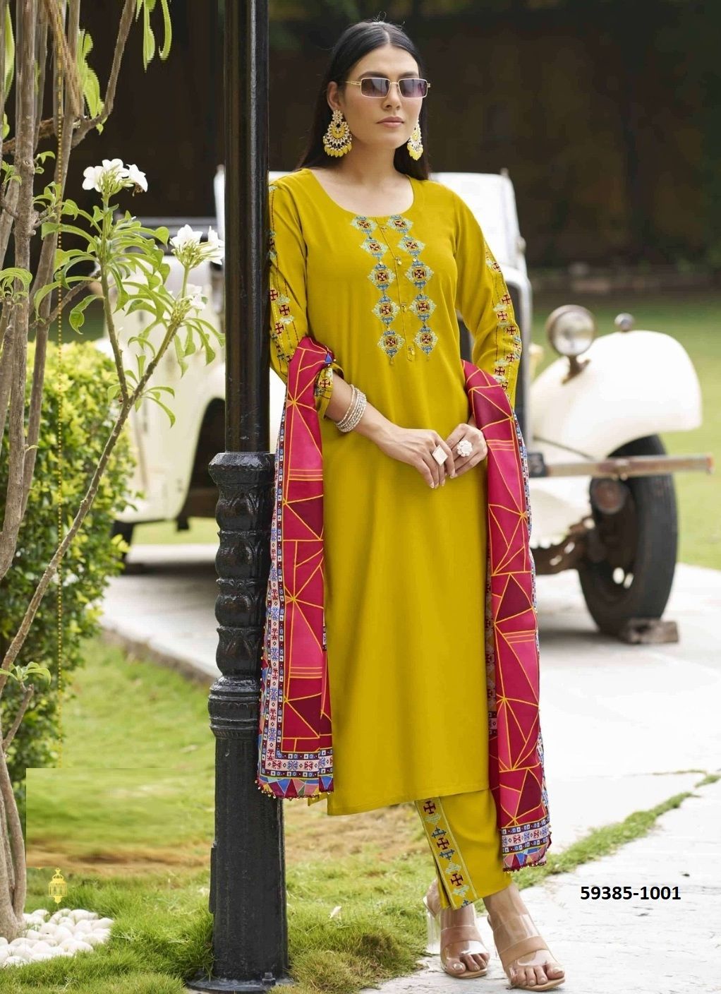 ANIKA - Catalog # 59385 (Set of 6 Readymade Salwar Suits) by Brand KARISSA ANIKA - Catalog # 59385 (Set of 6 Readymade Salwar Suits) by Brand KARISSA