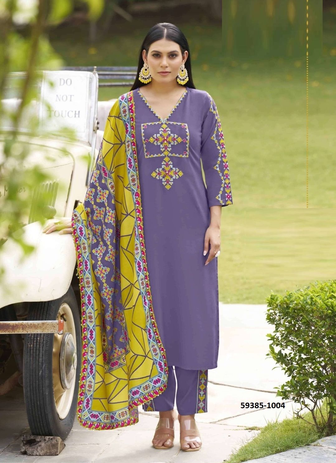 ANIKA - Catalog # 59385 (Set of 6 Readymade Salwar Suits) by Brand KARISSA ANIKA - Catalog # 59385 (Set of 6 Readymade Salwar Suits) by Brand KARISSA