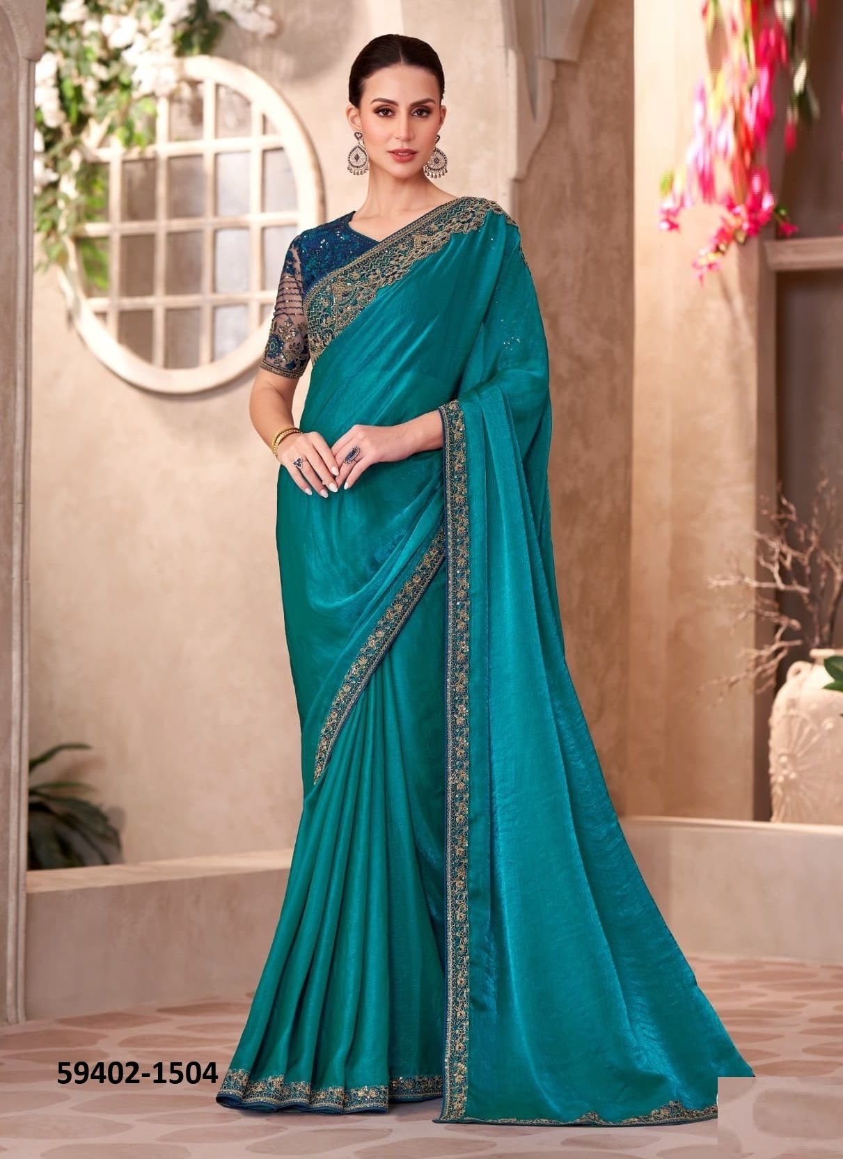 SANDALWOOD 15 - Catalog # 59402 (Set of 18 Sarees) by Brand THE FASHION HUB