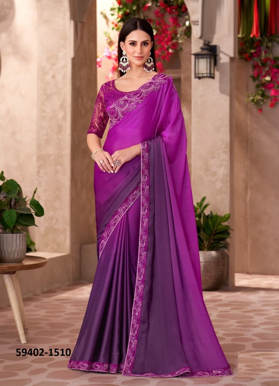 SANDALWOOD 15 - Catalog # 59402 (Set of 18 Sarees) by Brand THE FASHION HUB
