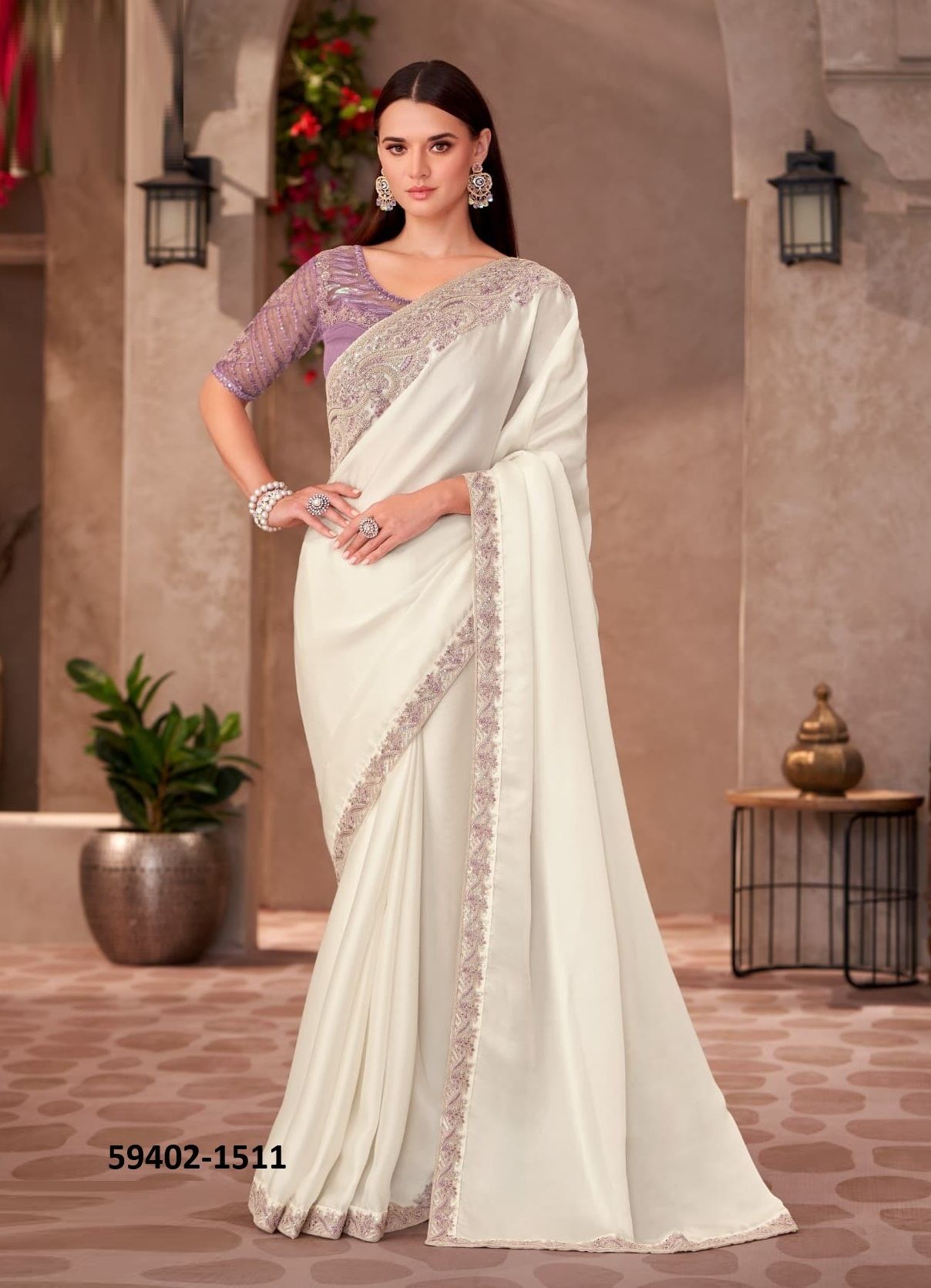 SANDALWOOD 15 - Catalog # 59402 (Set of 18 Sarees) by Brand THE FASHION HUB