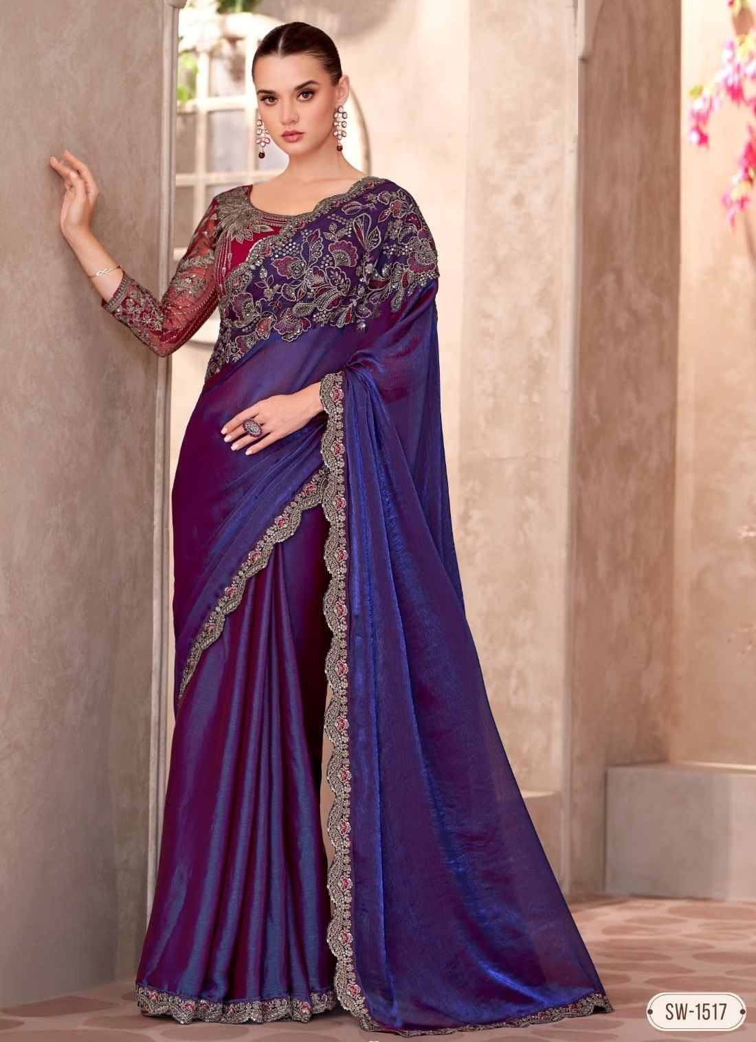 SANDALWOOD 15 - Catalog # 59402 (Set of 18 Sarees) by Brand THE FASHION HUB