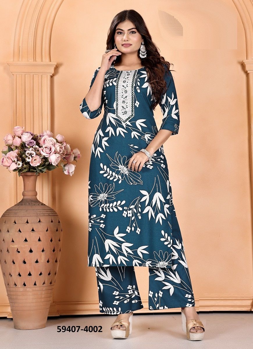 CHINGARI 4 - Catalog # 59407 (Set of 8 Tops With Bottoms) by Brand PADMAVATI TEXTILES