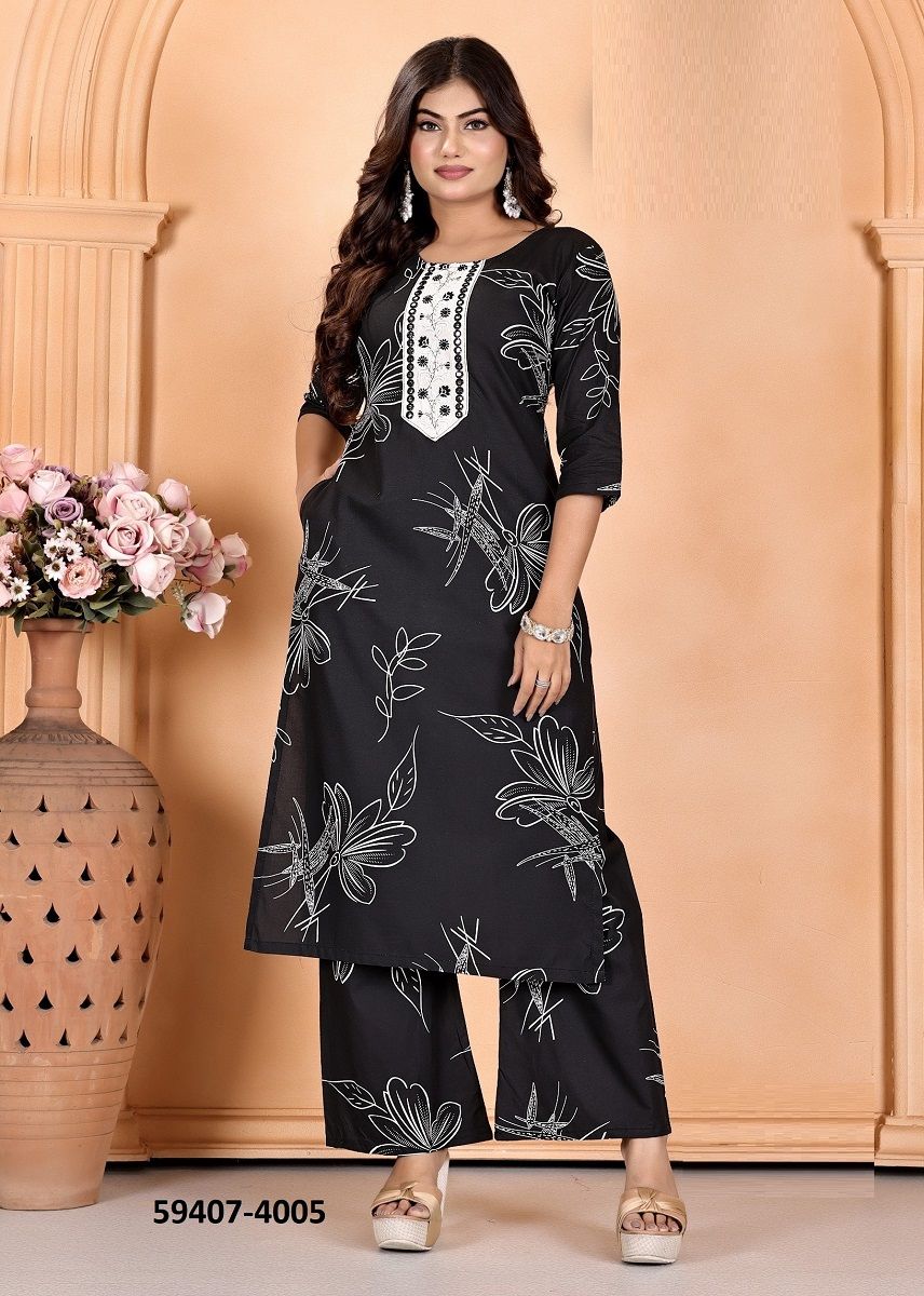 CHINGARI 4 - Catalog # 59407 (Set of 8 Tops With Bottoms) by Brand PADMAVATI TEXTILES