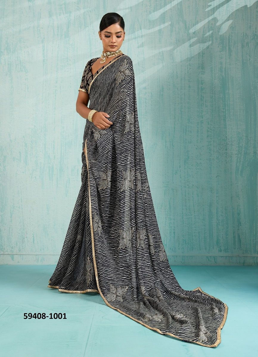 VIOLIN - Catalog # 59408 (Set of 10 Sarees) by Brand STAVAN VIOLIN - Catalog # 59408 (Set of 10 Sarees) by Brand STAVAN