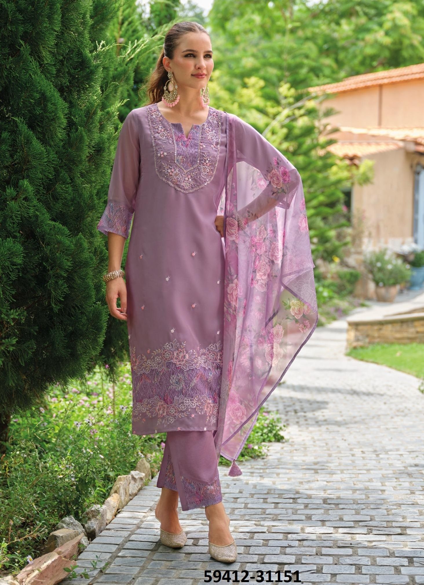 INAYA 3 - Catalog # 59412 (Set of 4 Readymade Salwar Suits) by Brand LADY LEELA INAYA 3 - Catalog # 59412 (Set of 4 Readymade Salwar Suits) by Brand LADY LEELA