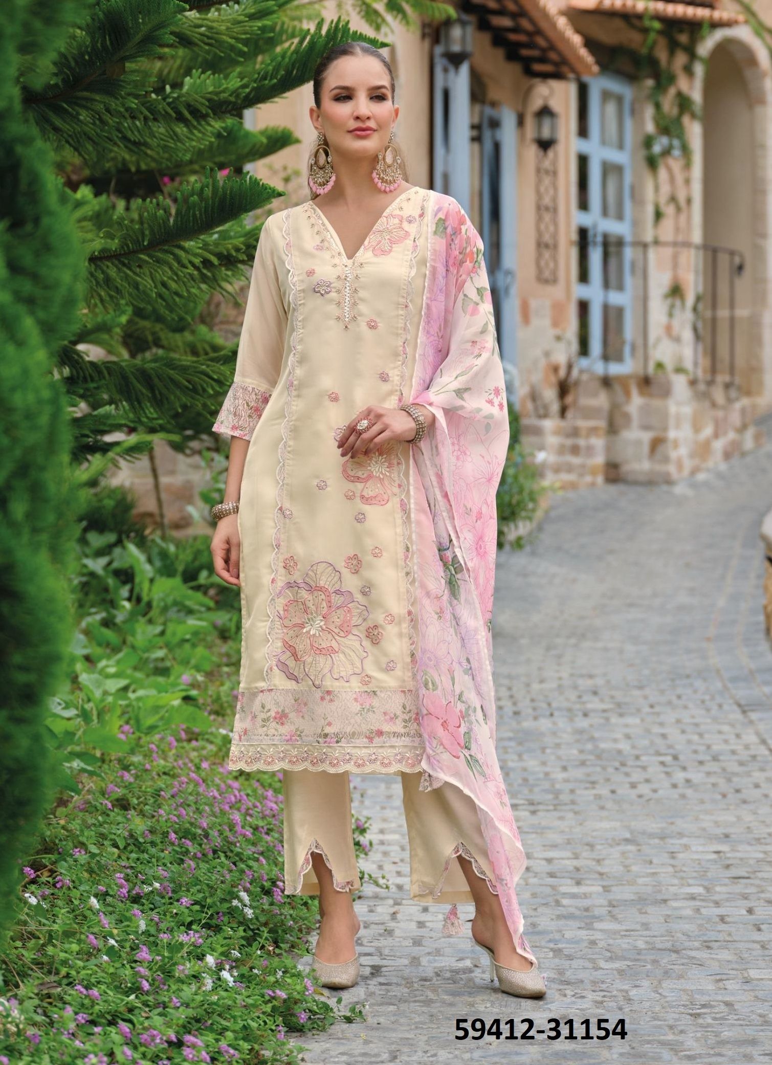 INAYA 3 - Catalog # 59412 (Set of 4 Readymade Salwar Suits) by Brand LADY LEELA INAYA 3 - Catalog # 59412 (Set of 4 Readymade Salwar Suits) by Brand LADY LEELA