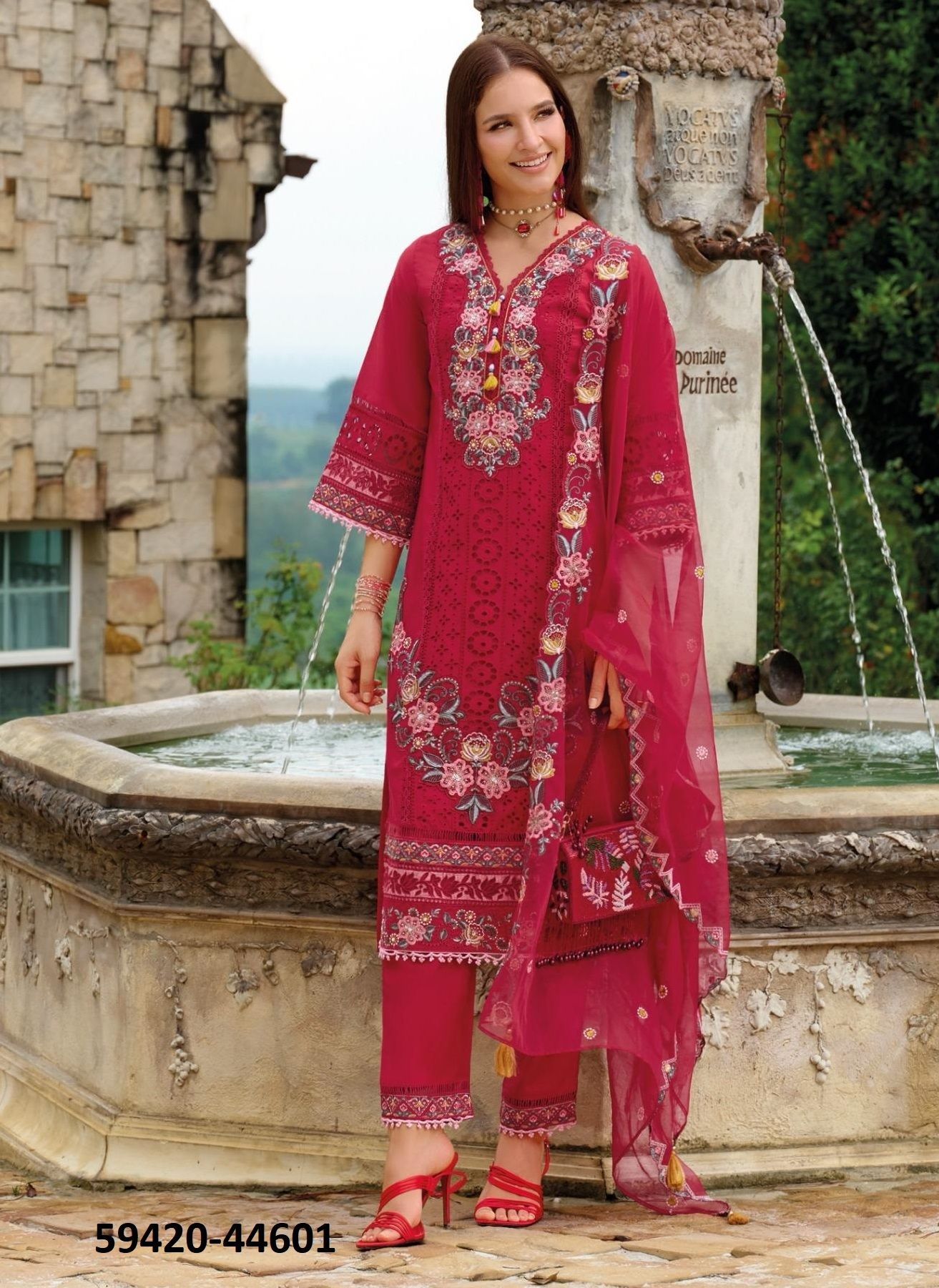 ESTIVA - Catalog # 59420 (Set of 5 Readymade Salwar Suits) by Brand KAILEE FASHIONS ESTIVA - Catalog # 59420 (Set of 5 Readymade Salwar Suits) by Brand KAILEE FASHIONS