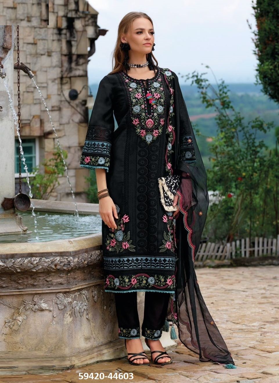 ESTIVA - Catalog # 59420 (Set of 5 Readymade Salwar Suits) by Brand KAILEE FASHIONS ESTIVA - Catalog # 59420 (Set of 5 Readymade Salwar Suits) by Brand KAILEE FASHIONS
