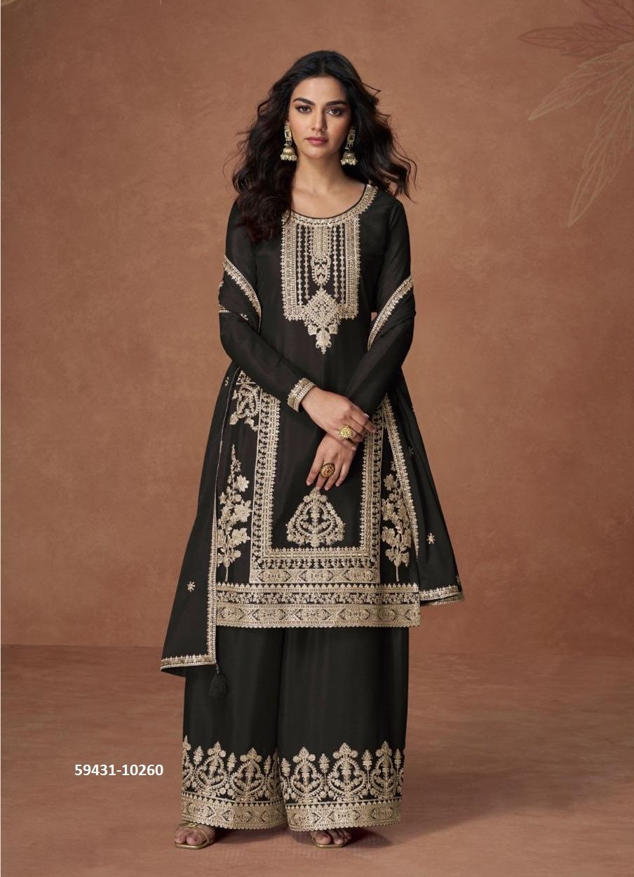 ANUPAMA - Catalog # 59431 (Set of 5 Readymade Salwar Suits) by Brand AASHIRWAD