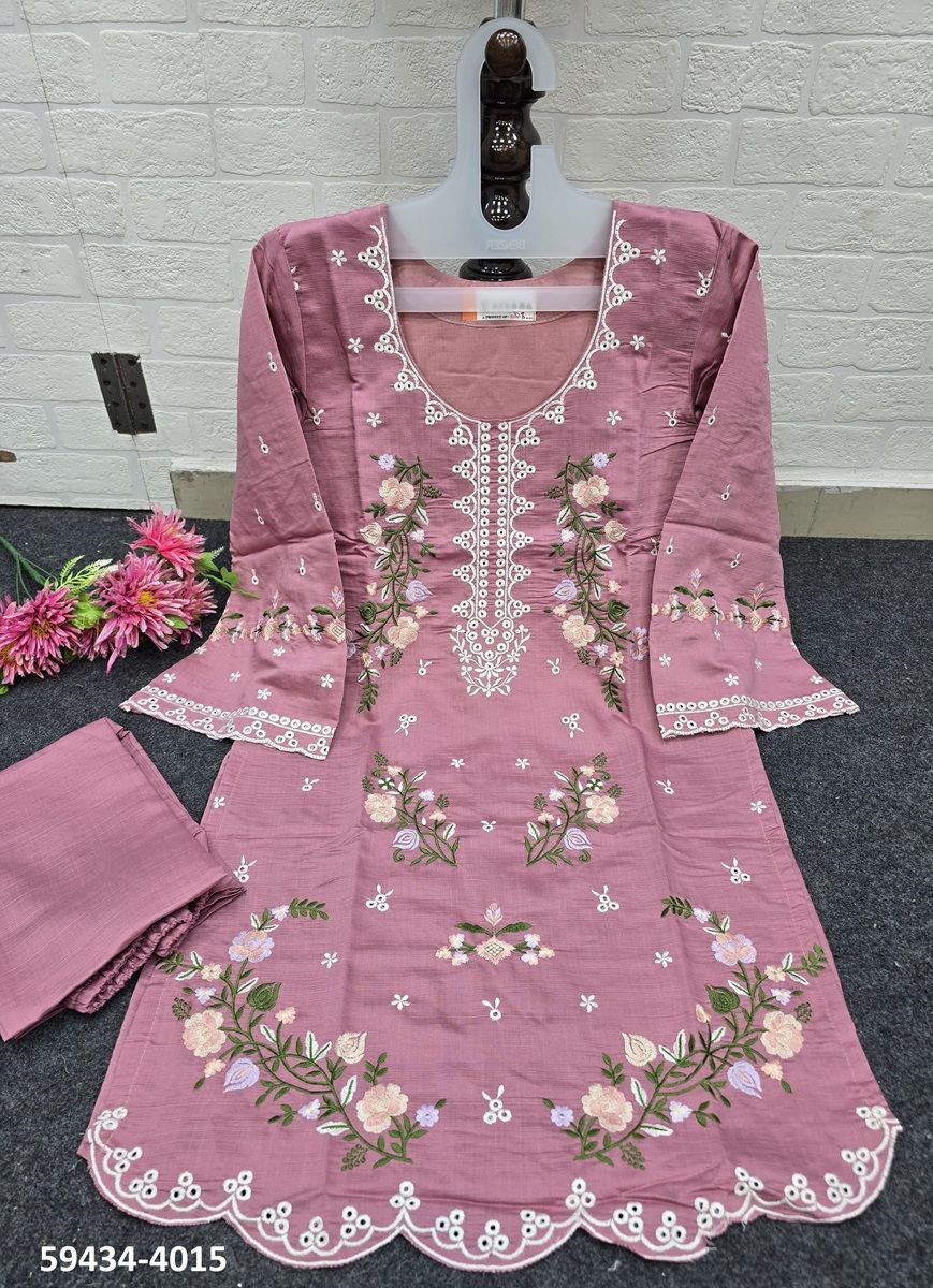 RAKSHA CO-ORD SETS - Catalog # 59434 (Set of 4 SIZE-SETS [Tops With Bottoms]) by Brand AFSANA