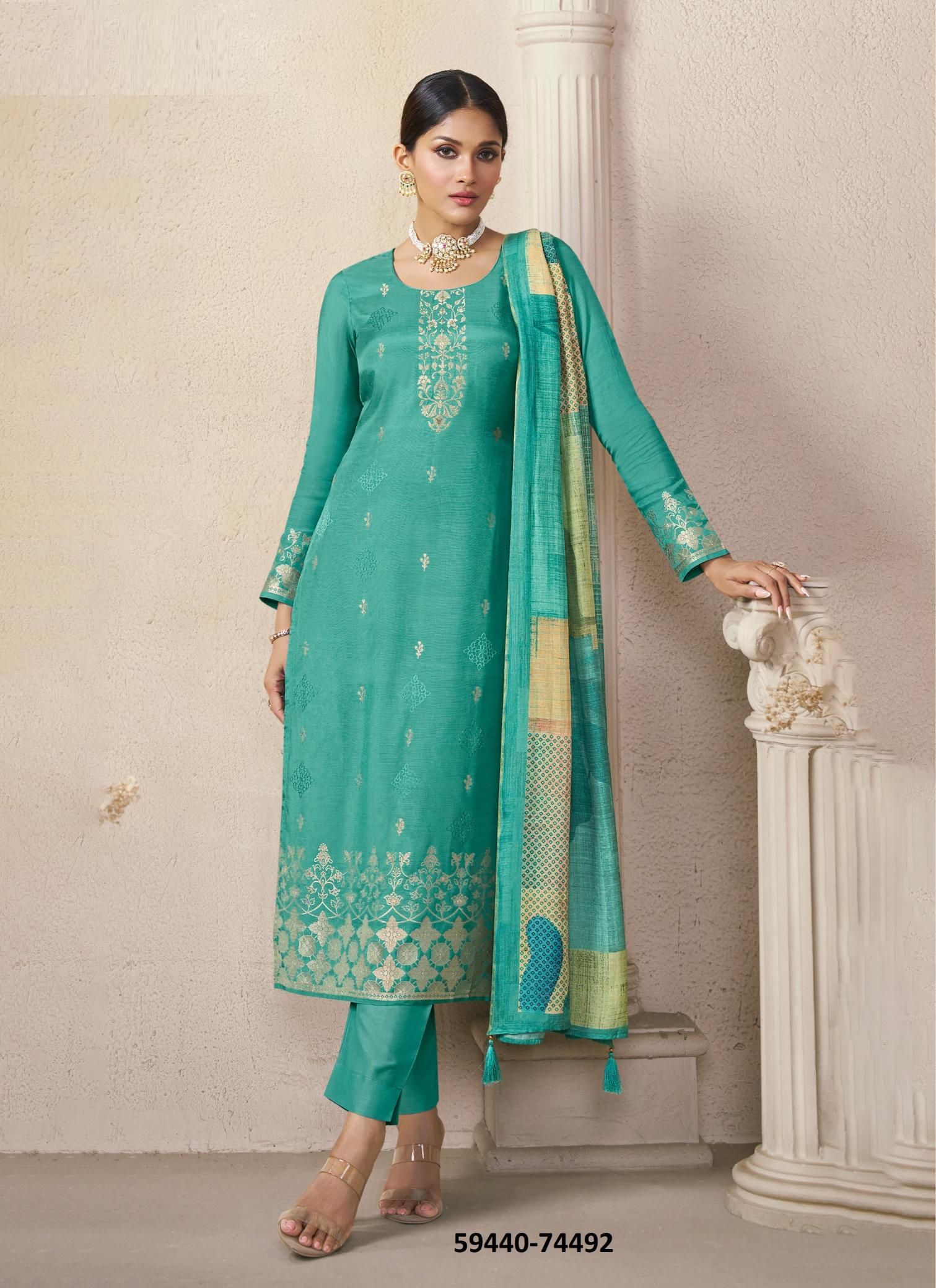 NAVYA - Catalog # 59440 (Set of 4 Semi-Stitched / Un-Stitched Suits) by Brand VINAY FASHION LLP NAVYA - Catalog # 59440 (Set of 4 Semi-Stitched / Un-Stitched Suits) by Brand VINAY FASHION LLP