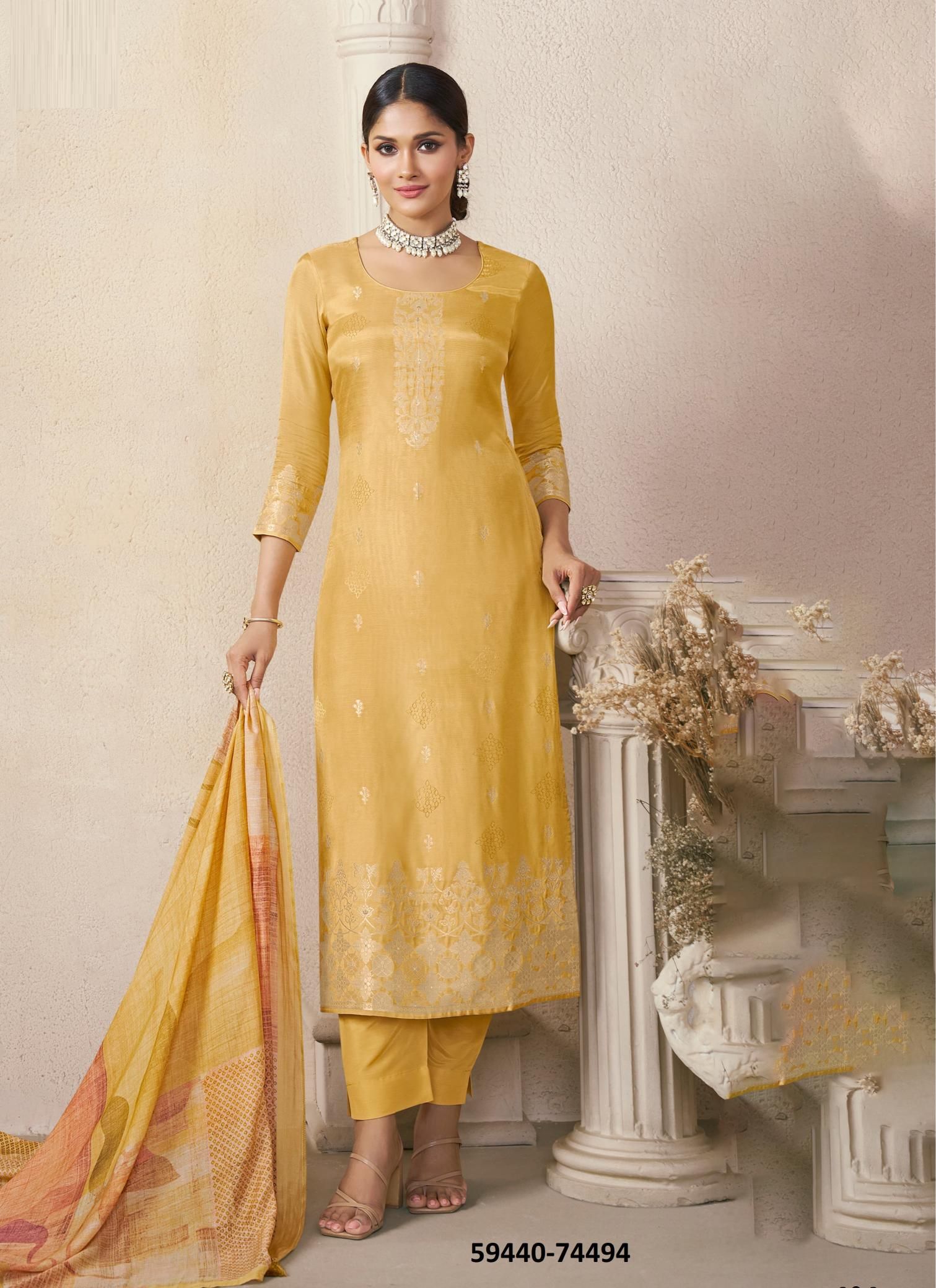 NAVYA - Catalog # 59440 (Set of 4 Semi-Stitched / Un-Stitched Suits) by Brand VINAY FASHION LLP NAVYA - Catalog # 59440 (Set of 4 Semi-Stitched / Un-Stitched Suits) by Brand VINAY FASHION LLP