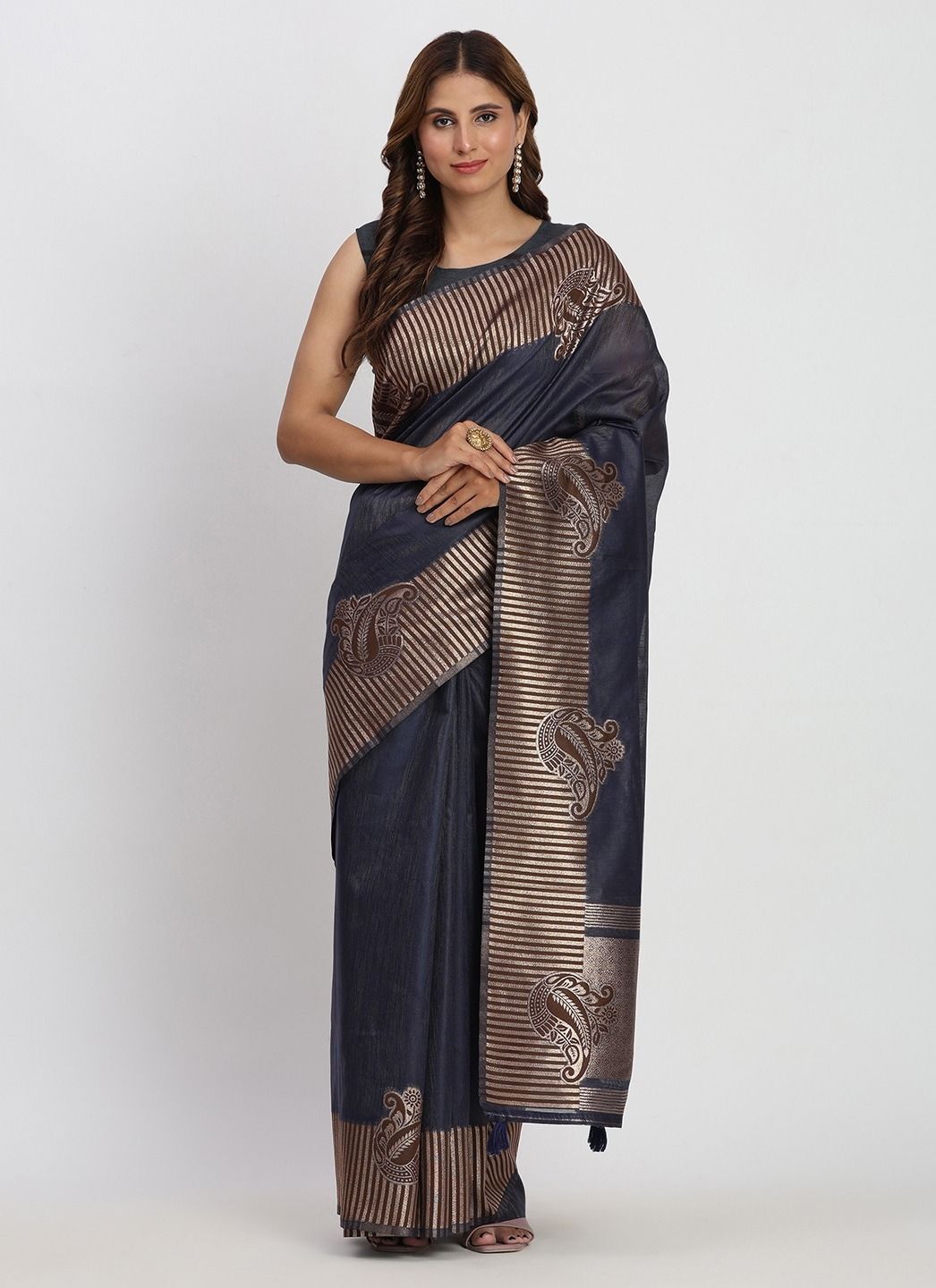 TAARINI - Catalog # 59444 (Set of 5 Sarees) by Brand AABHARAN TAARINI - Catalog # 59444 (Set of 5 Sarees) by Brand AABHARAN