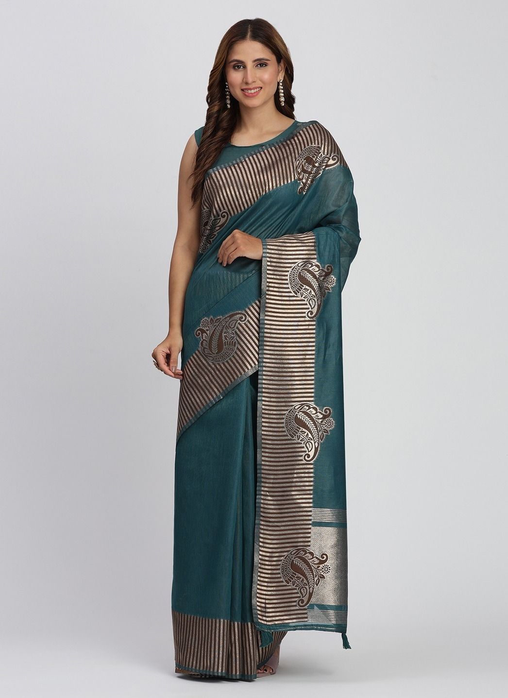 TAARINI - Catalog # 59444 (Set of 5 Sarees) by Brand AABHARAN TAARINI - Catalog # 59444 (Set of 5 Sarees) by Brand AABHARAN