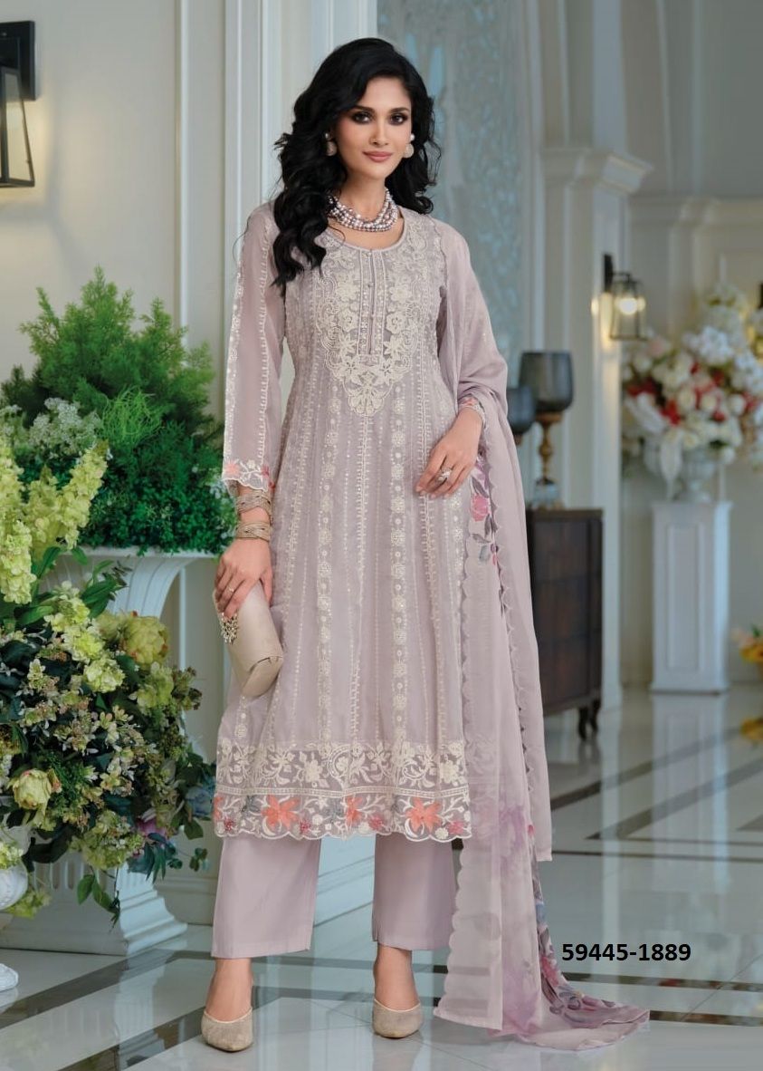 SUHANA - Catalog # 59445 (Set of 3 Readymade Salwar Suits) by Brand ZAVERI WOMAN SUHANA - Catalog # 59445 (Set of 3 Readymade Salwar Suits) by Brand ZAVERI WOMAN