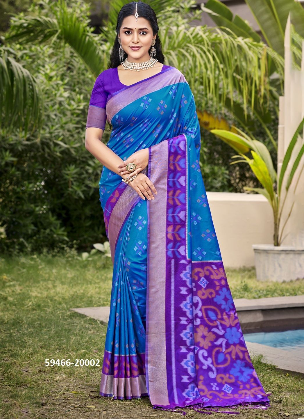 POORVIKA SILK 2 - Catalog # 59466 (Set of 8 Sarees) by Brand AABHARAN