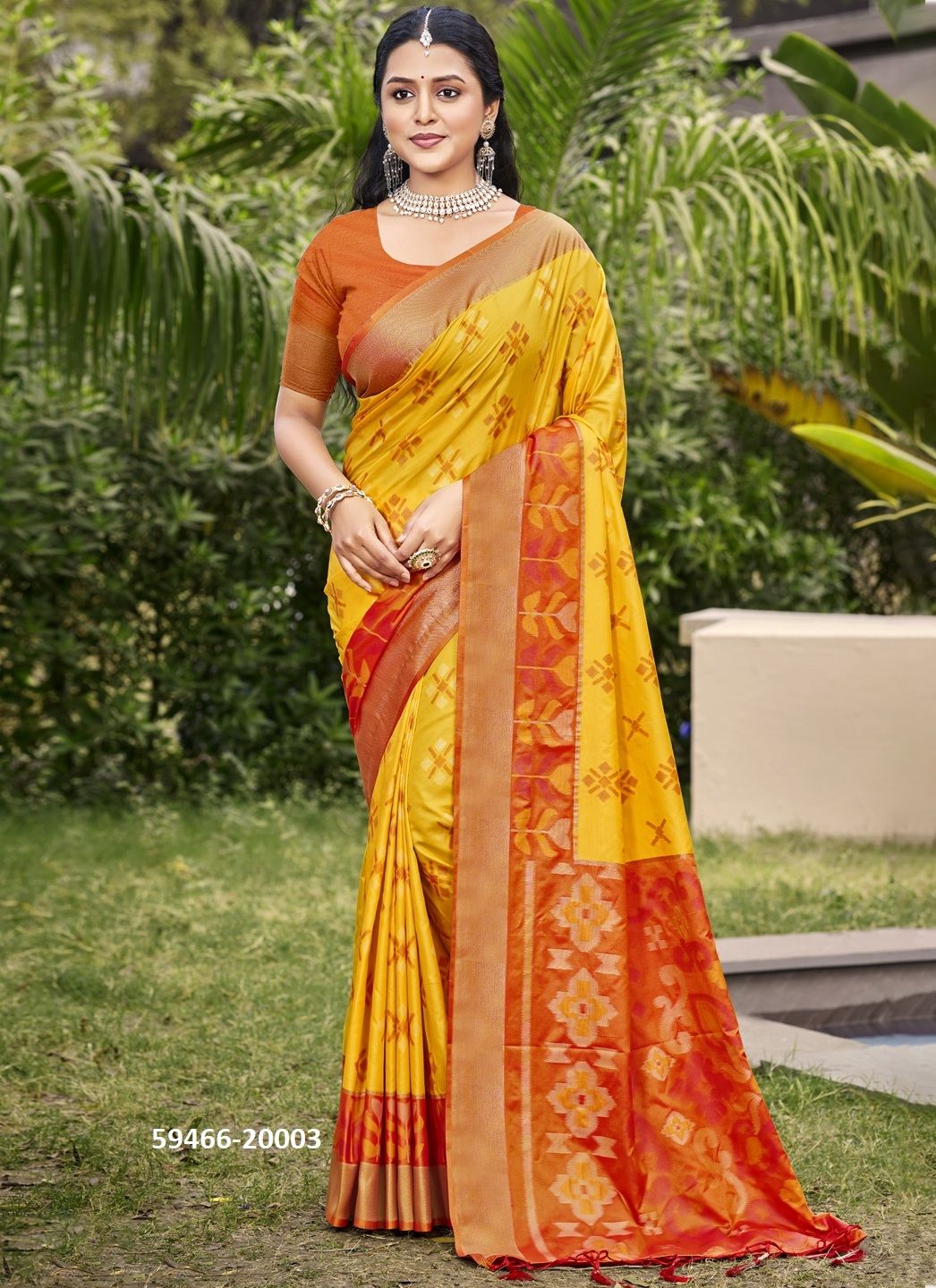POORVIKA SILK 2 - Catalog # 59466 (Set of 8 Sarees) by Brand AABHARAN